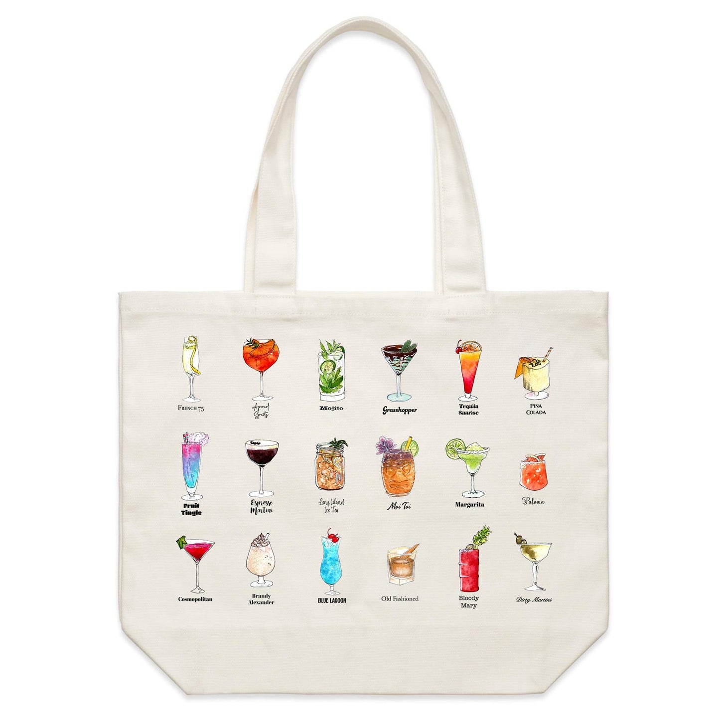 Cocktail Time Tote Bag (Limited Double-sided)