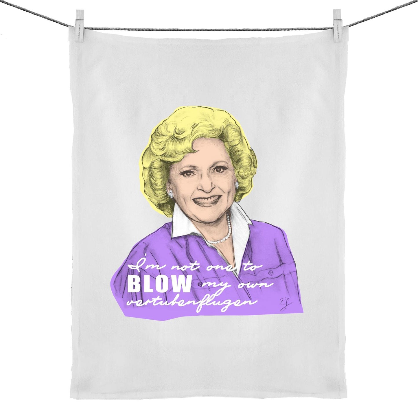 Pop Betty Tea Towel