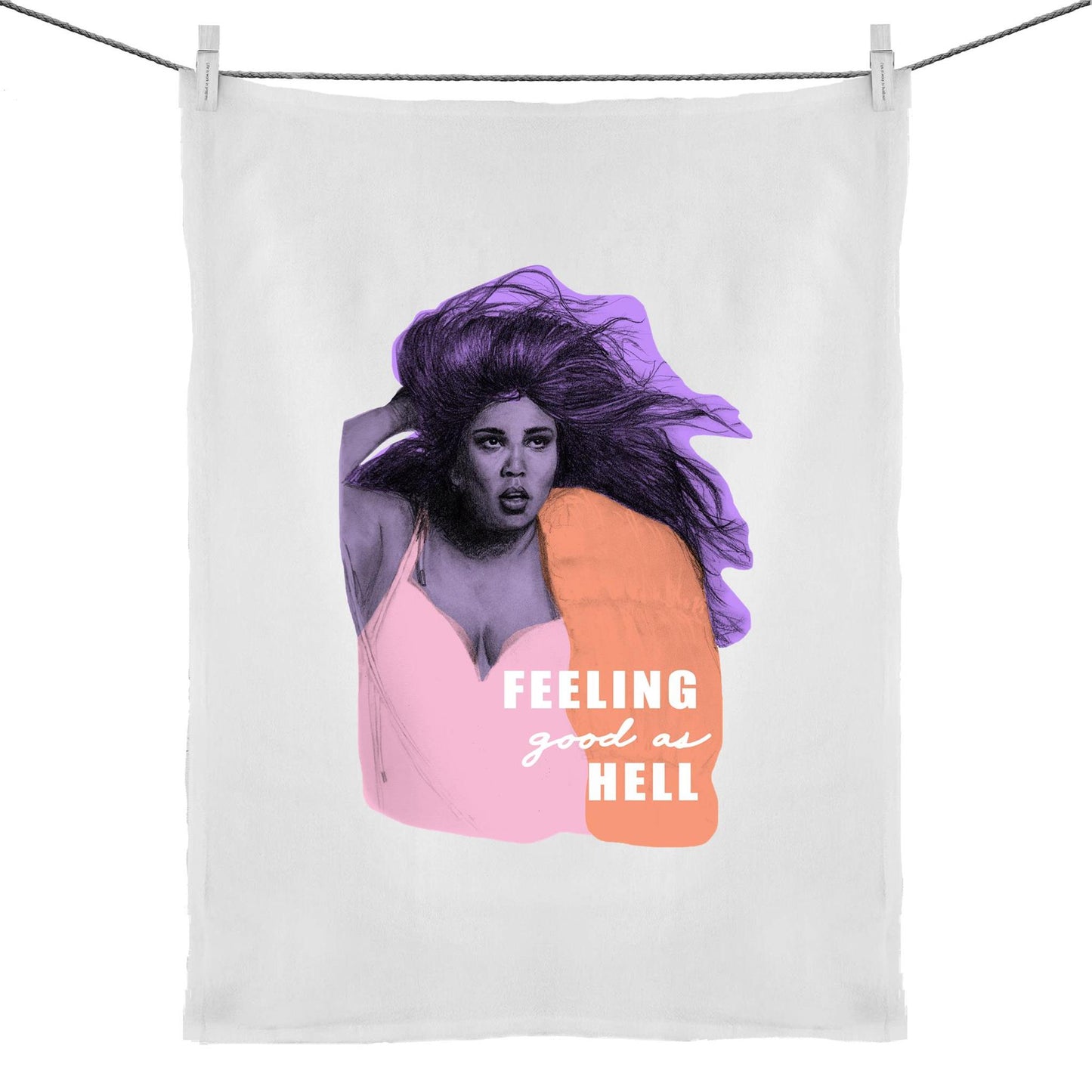 Pop Lizzo Tea Towel