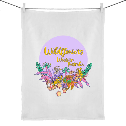 Wildflowers W.A. Tea Towel