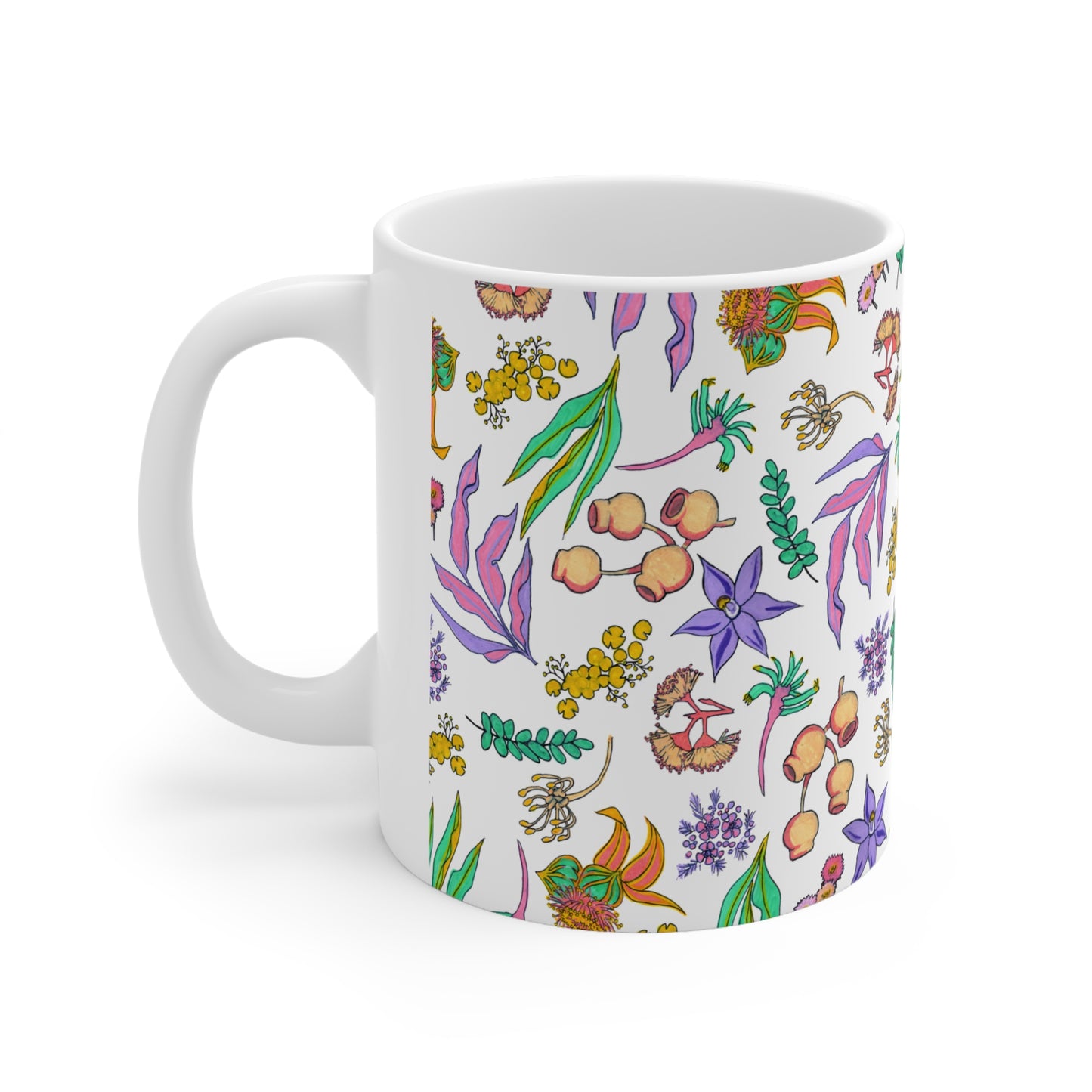 Botanica White Mug