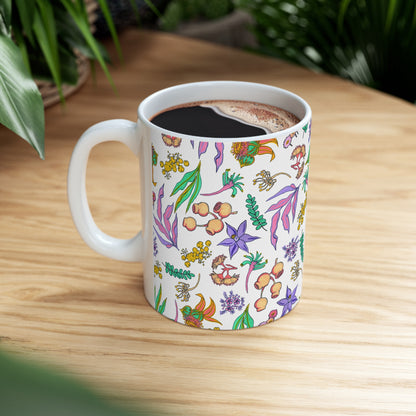 Botanica White Mug