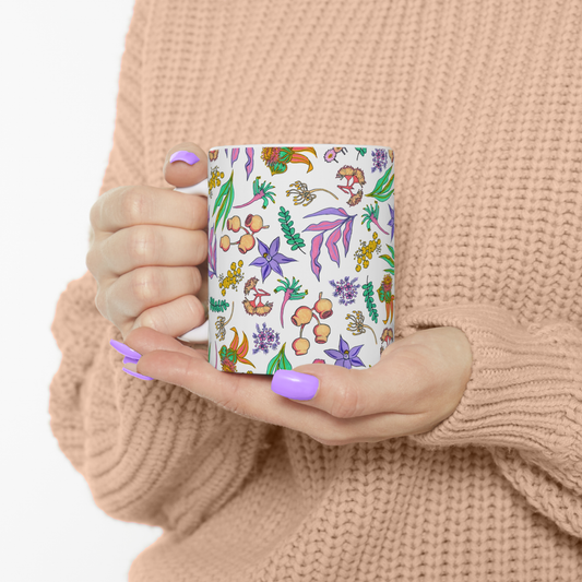 Botanica White Mug