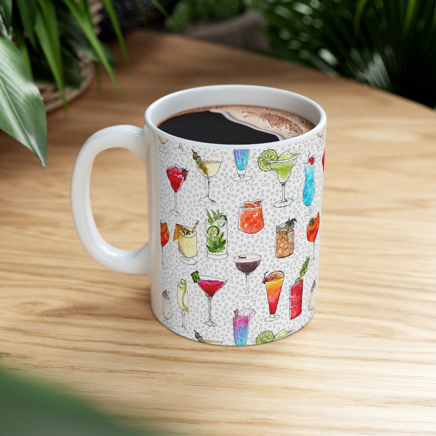 Cocktail White Mug