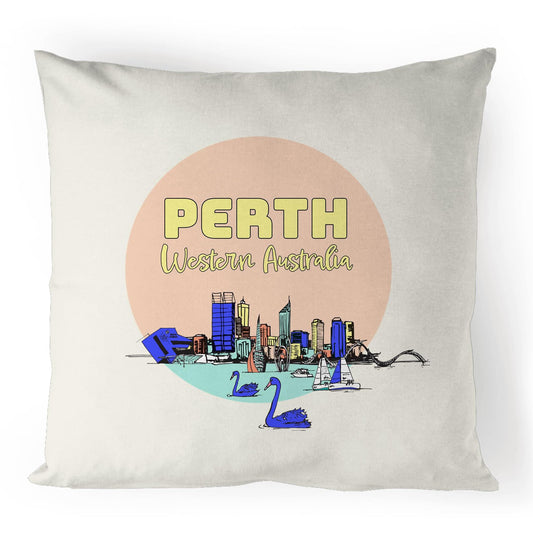 Perth W.A. Linen Cushion Cover