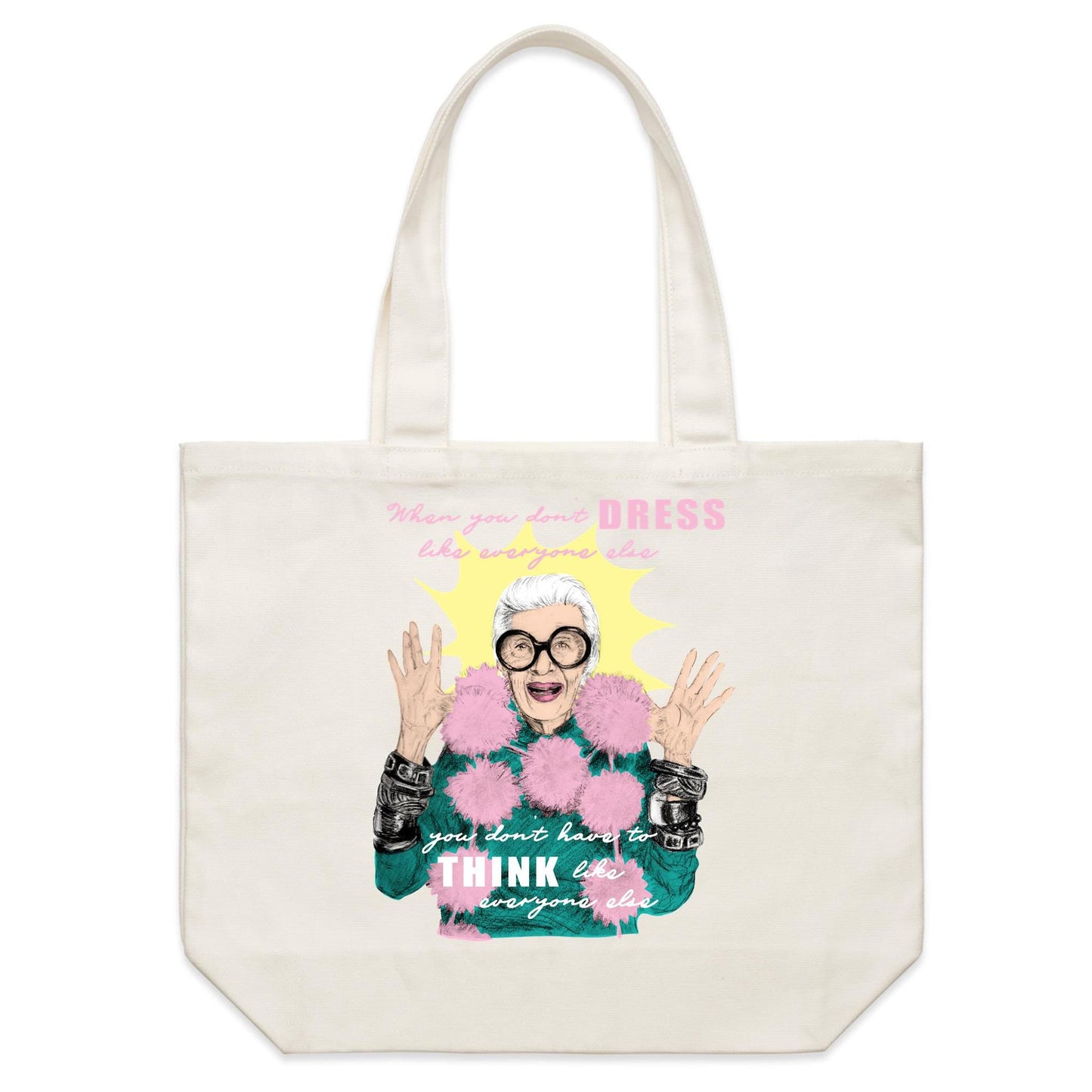 Pop Iris Tote Bag (Limited Double-sided)