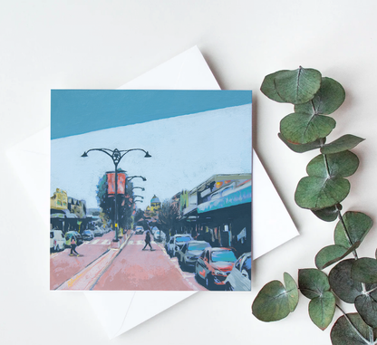 'Eighth Ave' Square Card