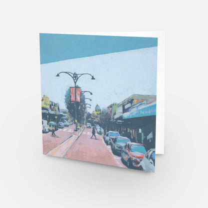 'Eighth Ave' Square Card