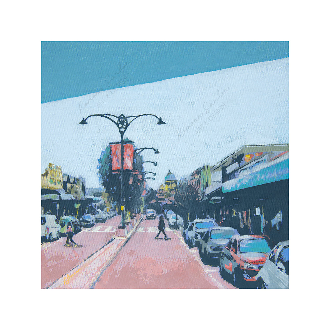 Original Framed Artwork 'Eighth Ave'