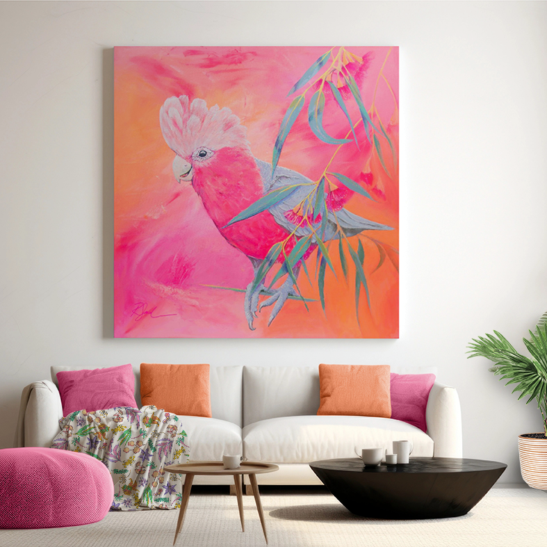 'Pink Sherbert Alfie' Limited Edition Art Print