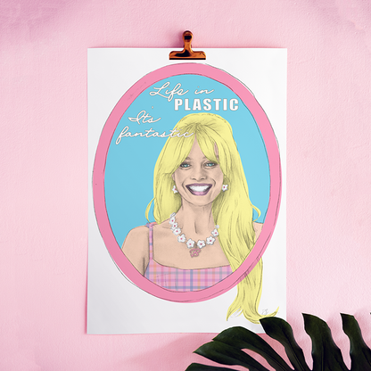 'Pop Miss B' Art Print