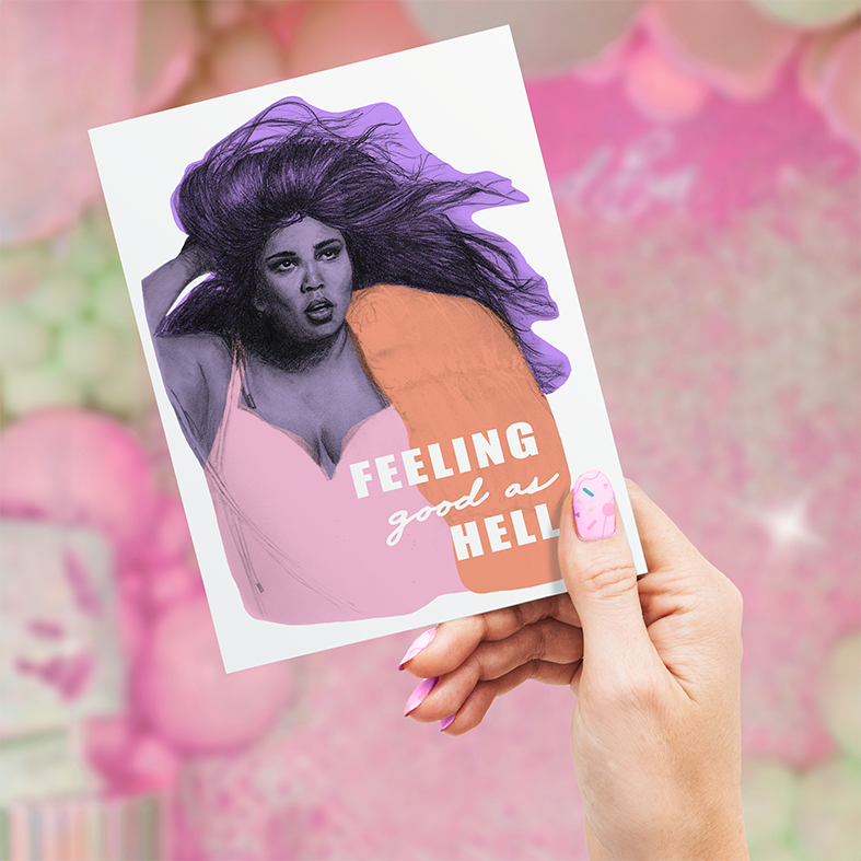 'Pop Lizzo' Card