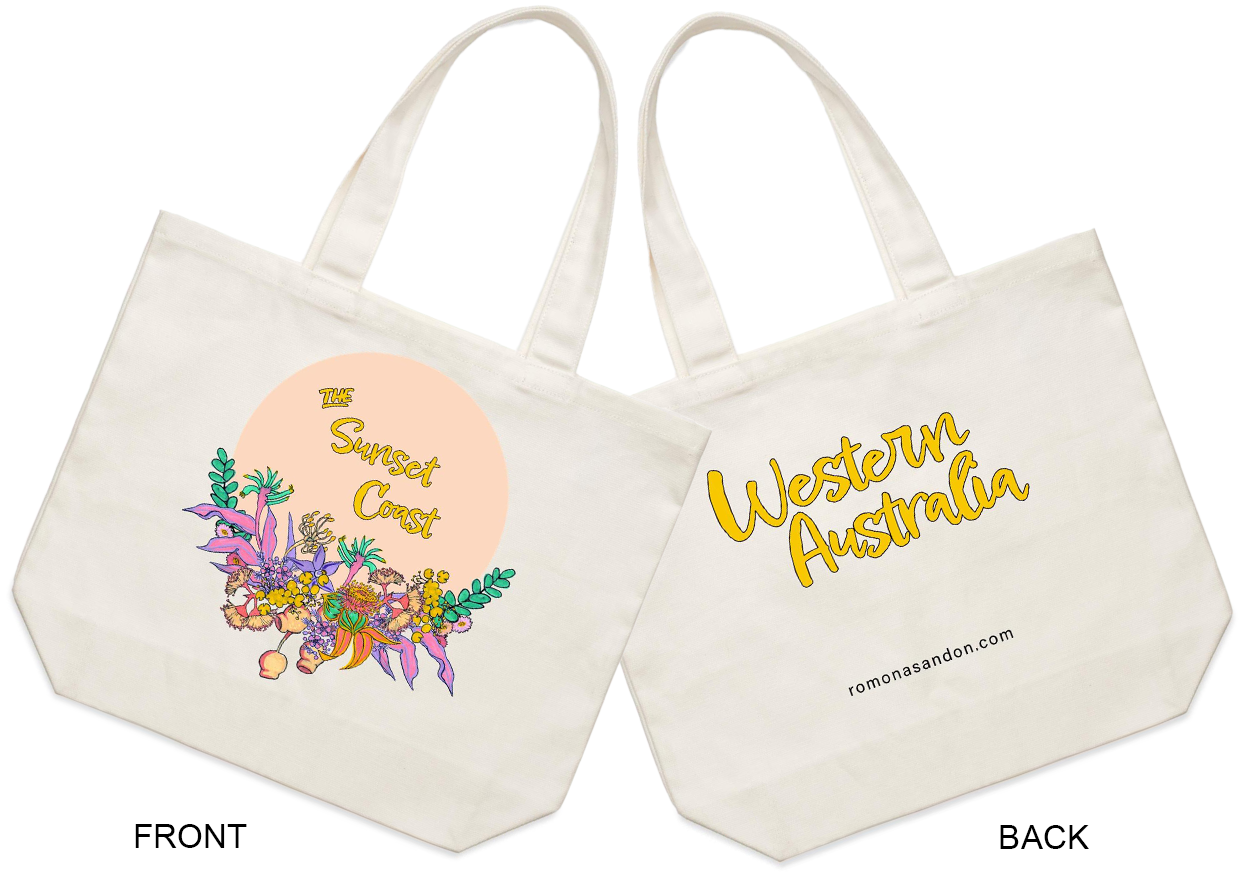 Sunset Coast Tote Bag (Limited Double-sided)