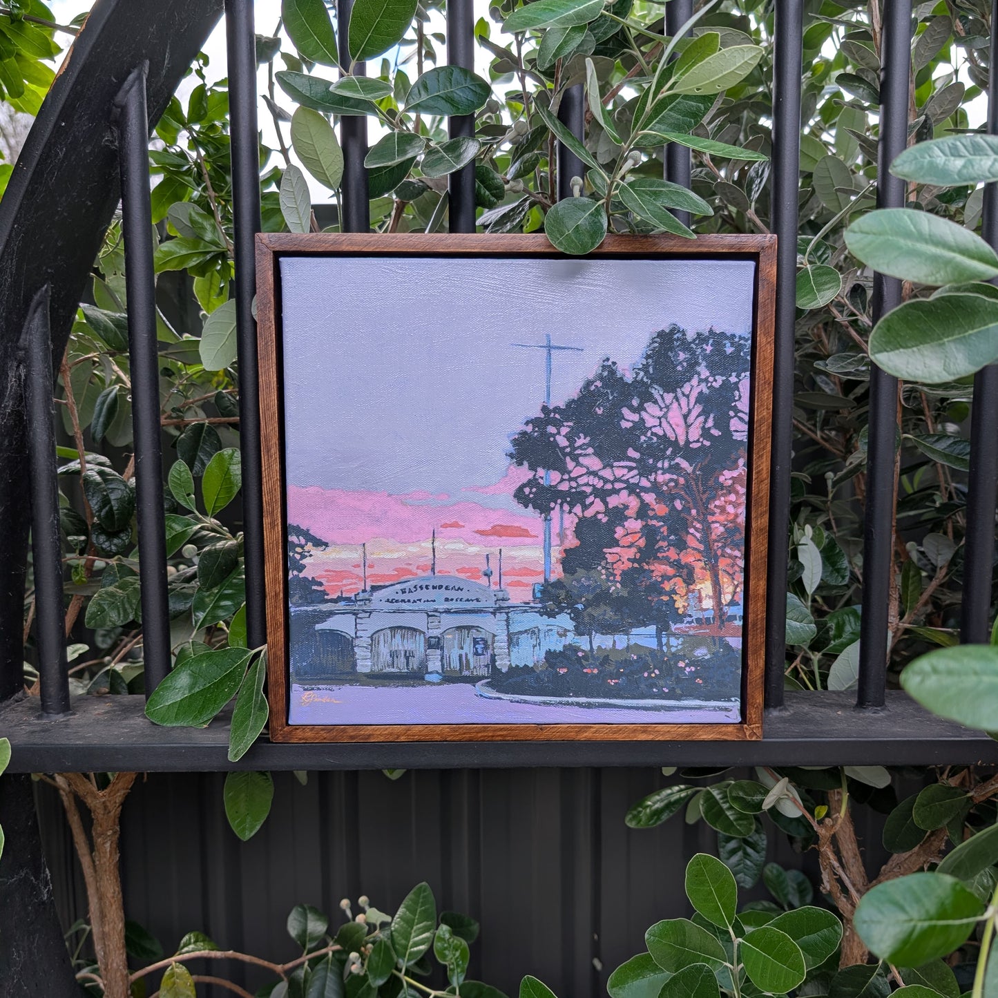 -SOLD- Original Framed Artwork 'Swannies'