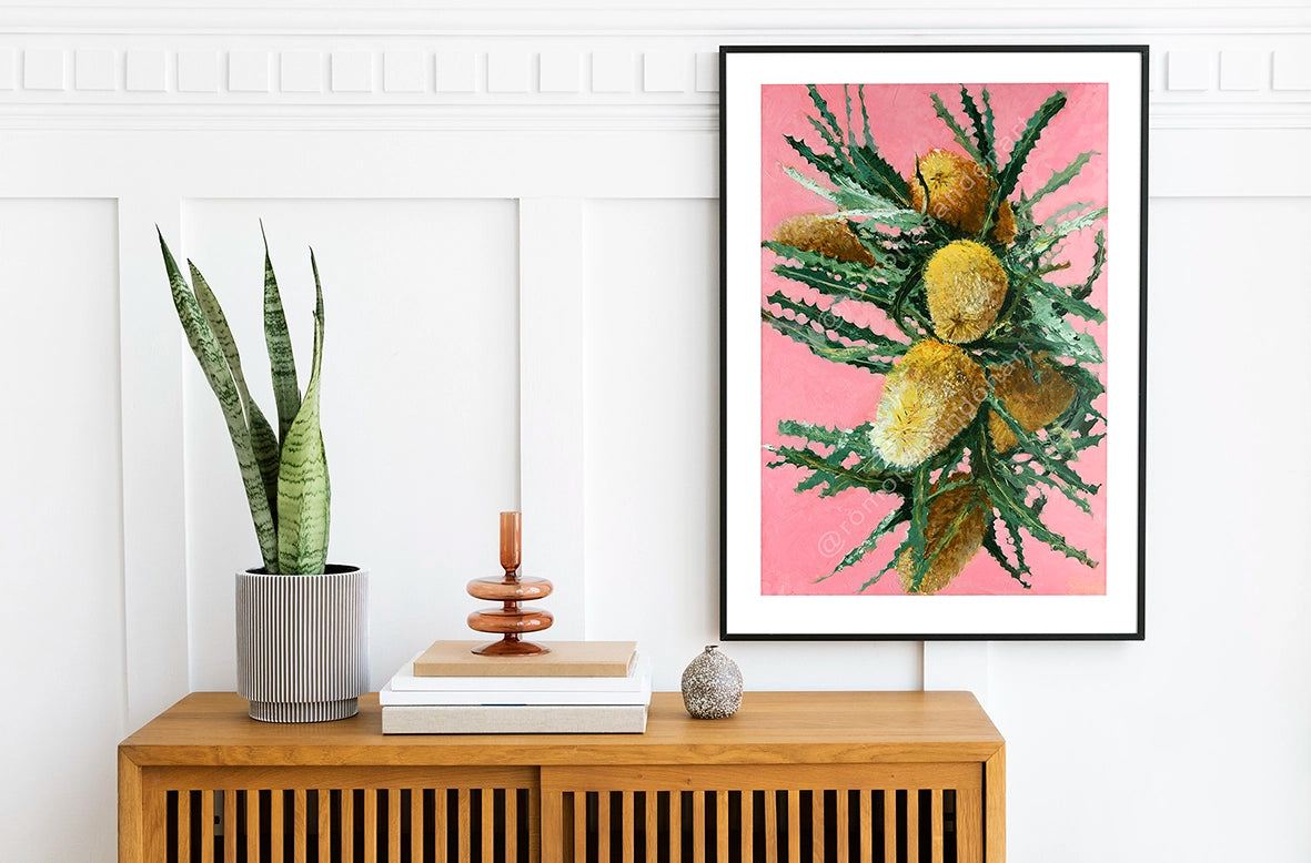 'Banksia Blush' Limited Edition Fine Art Print