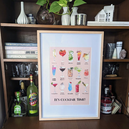 'Cocktail Time' Art Print