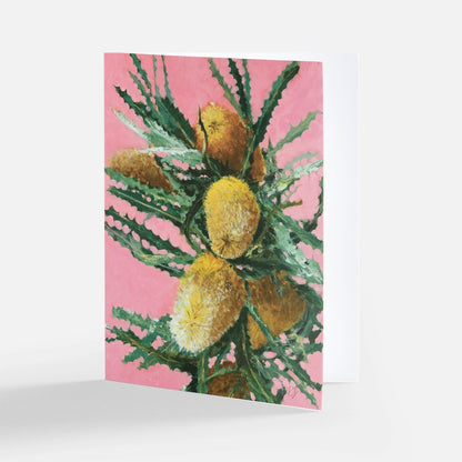 'Banksia Blush' Card