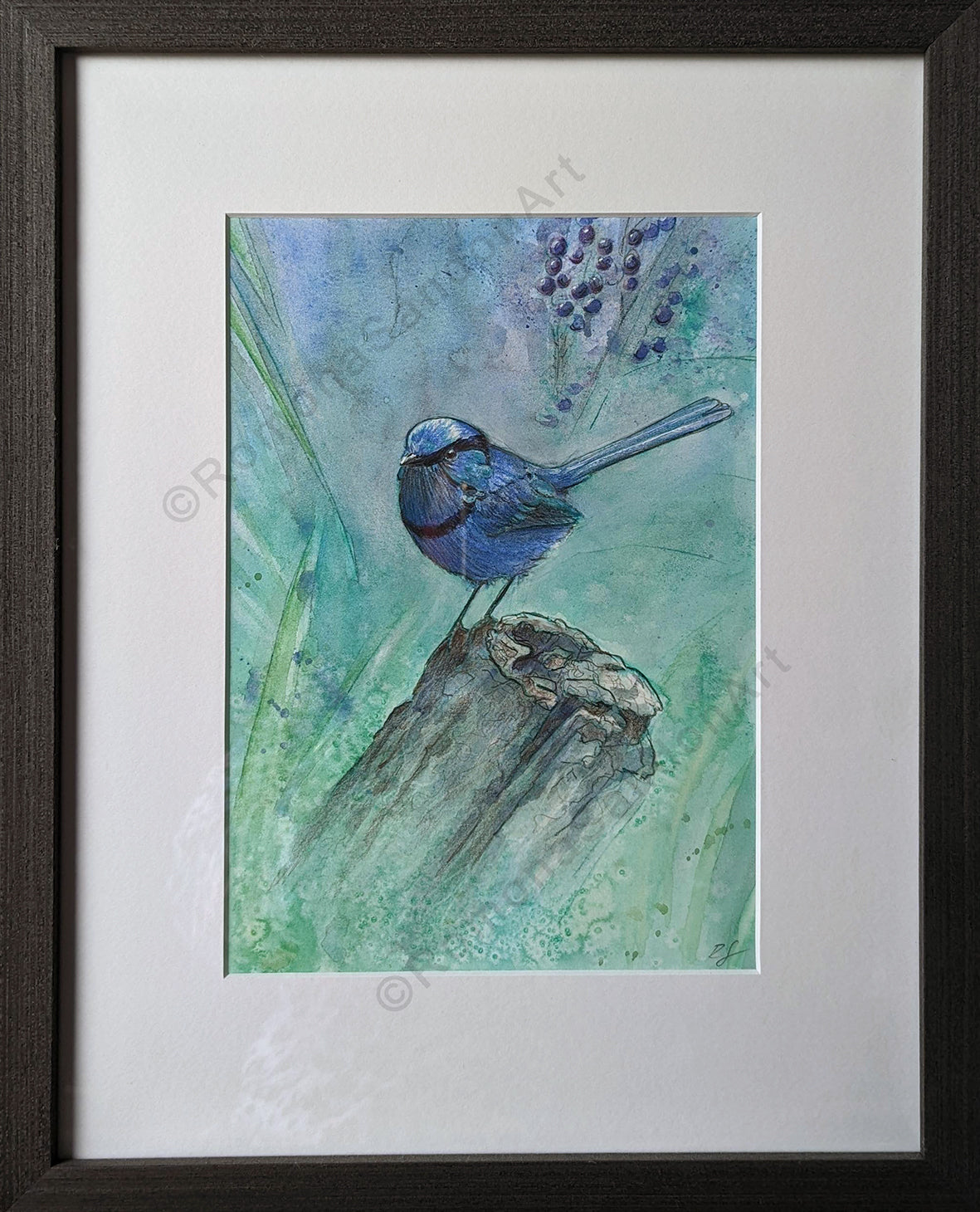 Original Framed Artwork 'Caversham Blue'