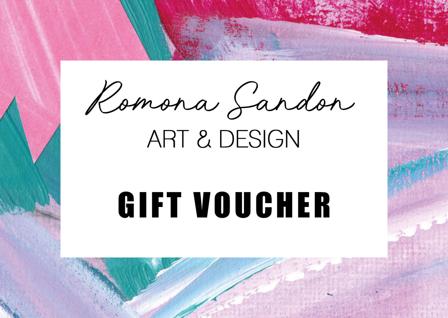 Romona Sandon Art & Design Gift Card